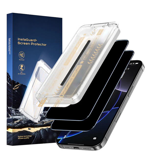 Automatic Dust Free Tempered Glass Screen Protector for iPhone & Galaxy