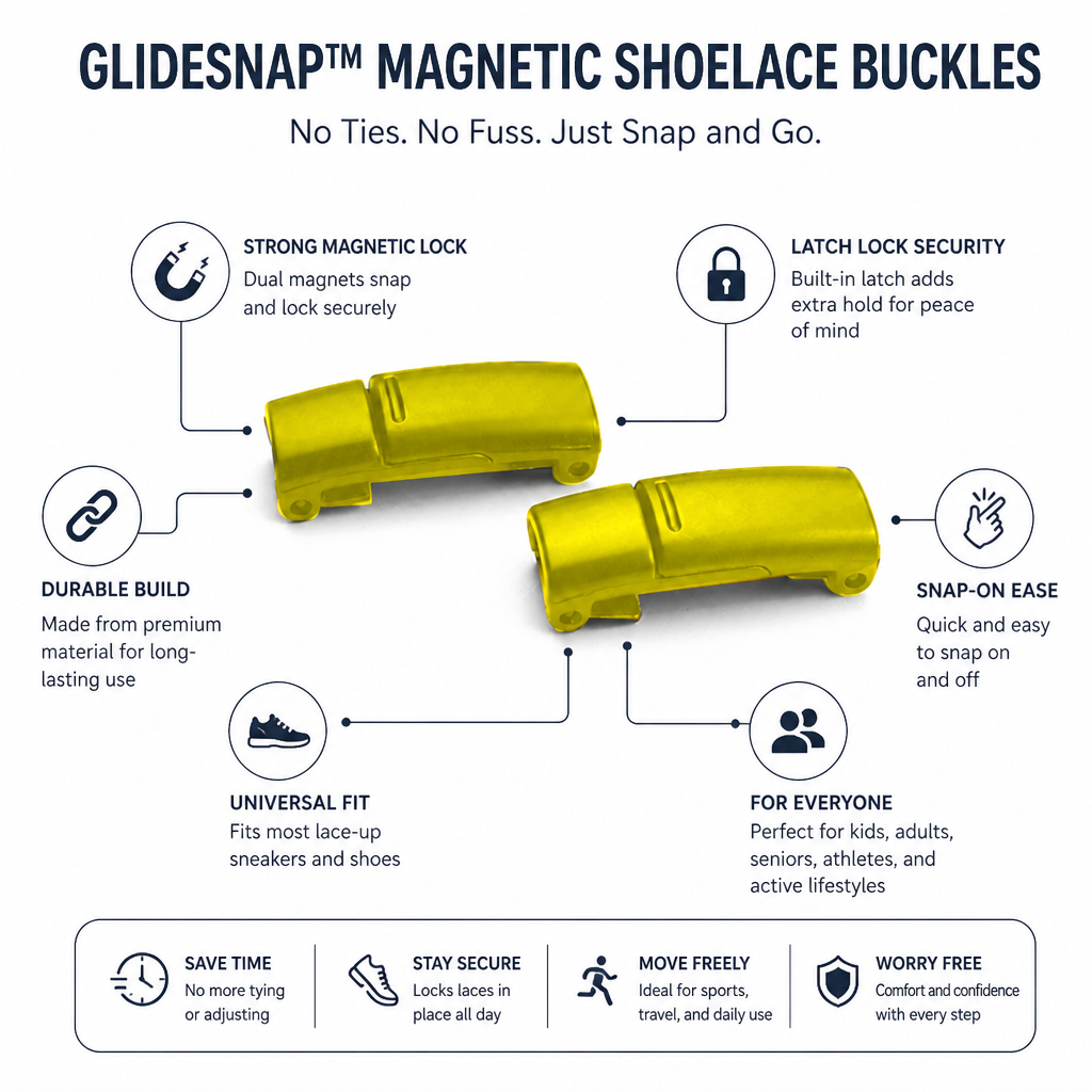GlideSnap — Snap On Instant Comfort and Lock in Freedom All Day