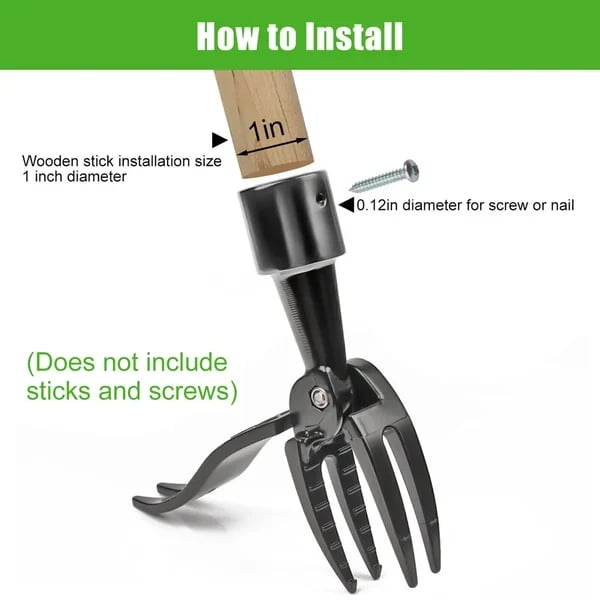 FreshPull — Long Handle Weed Puller Garden Tool