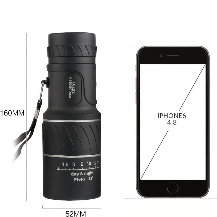 Monocular | Zoom Scope | Weather Resistant | Pocket Telescope