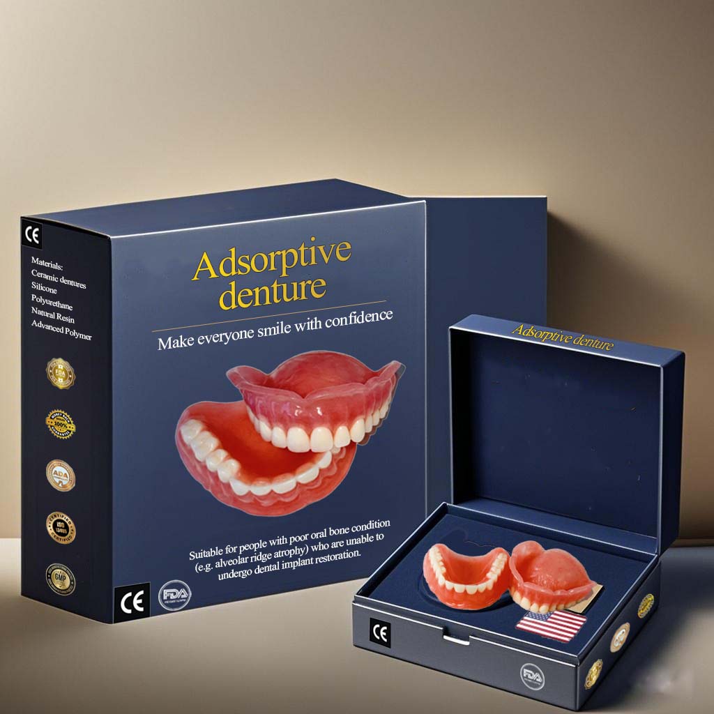 Arvilaro Adsorptive Dentures for Natural Bite & Jaw Support