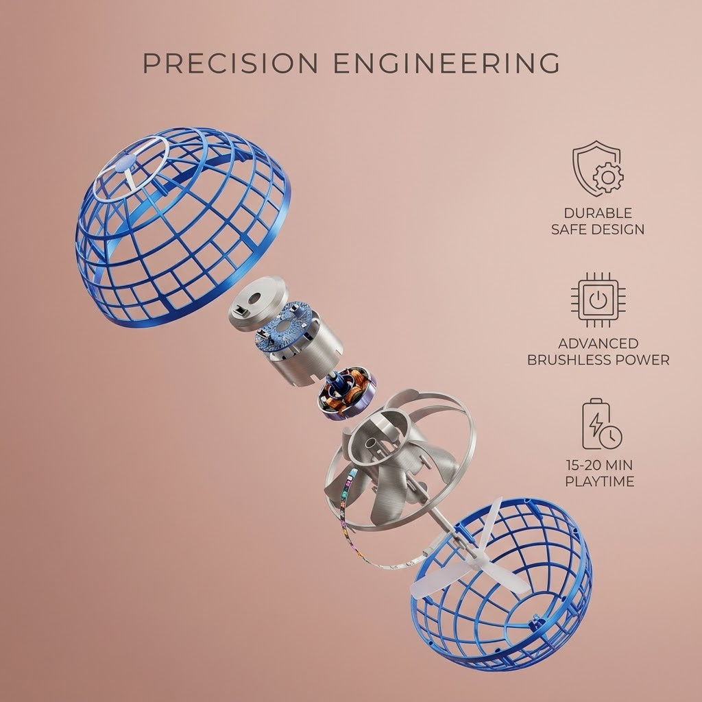 Flying Orb Ball Boomerang LED | The Aero-Sphere Spinner