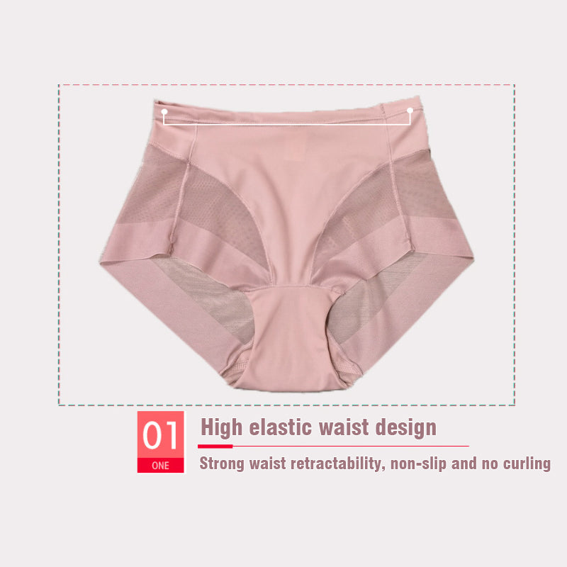 Seamless High-Waisted Underwear for All-Day Comfort