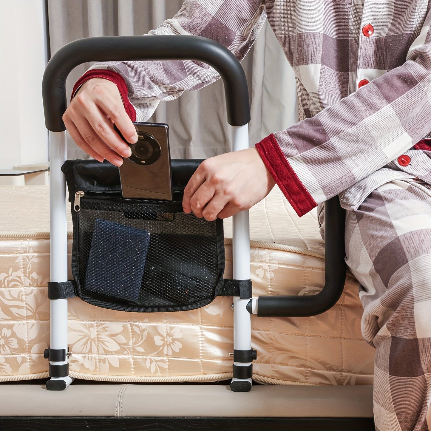 Bed Assist Handle with Dual Grip