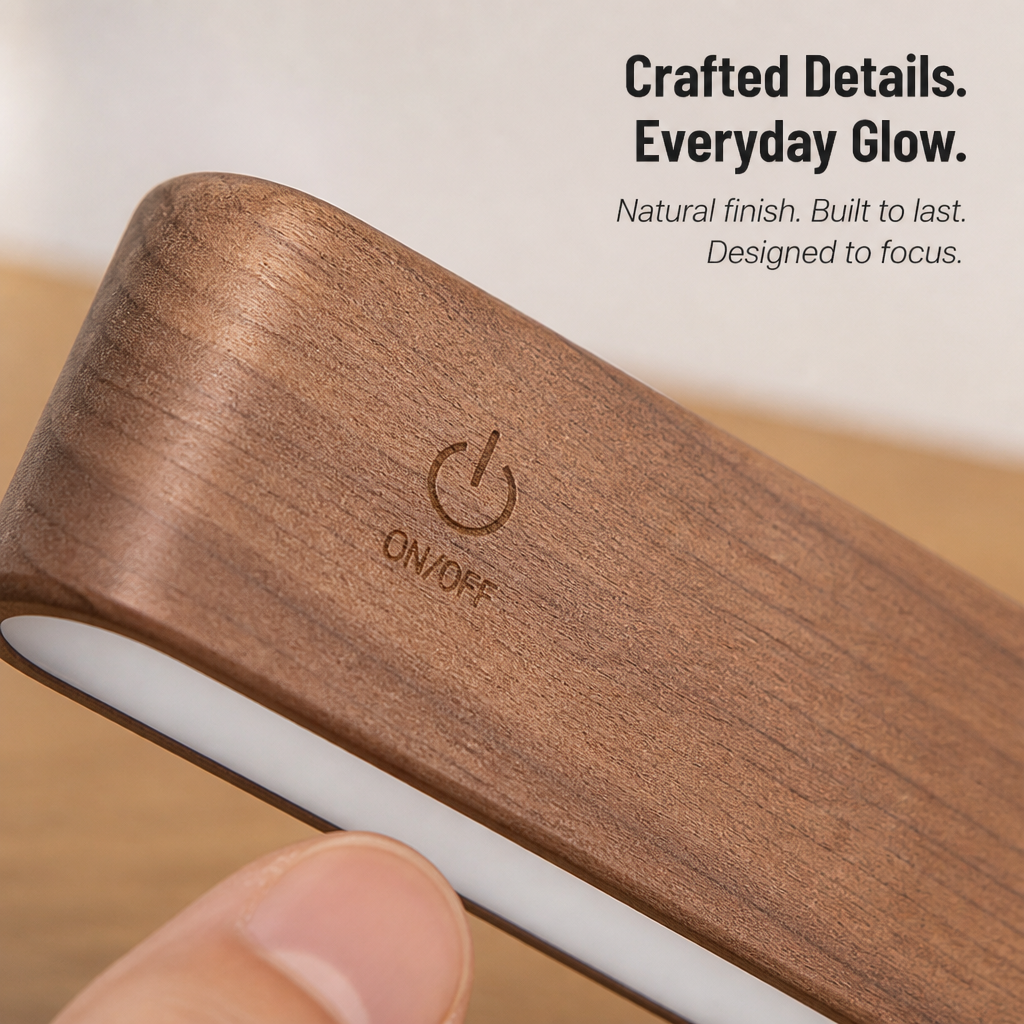 VeloLumina — Mount a Cordless Reading Light Anywhere and Aim Your Glow in Seconds
