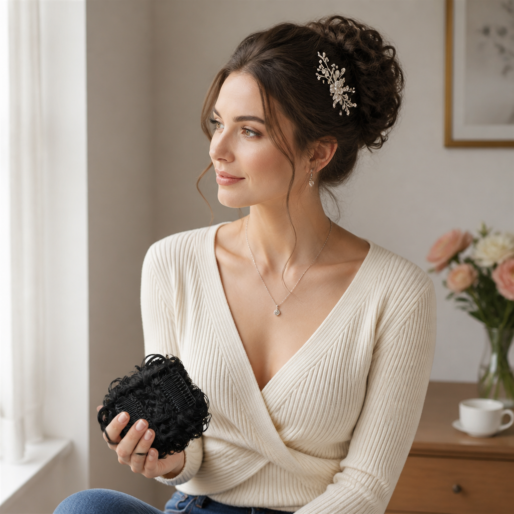 LuxeLoop Curly Bun Band — Instantly Unlock Head-Turning Volume and Effortless Confidence