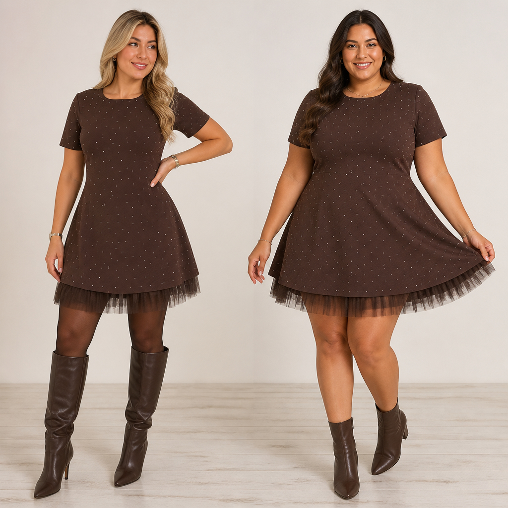 LuminaLace Mini Dress — Command Every Room with Effortless Sparkle and Unstoppable Confidence