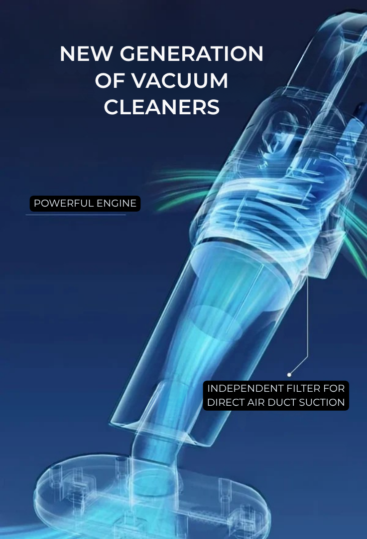 VioraClean 3-in-1 Cordless Vacuum for Effortless Cleaning