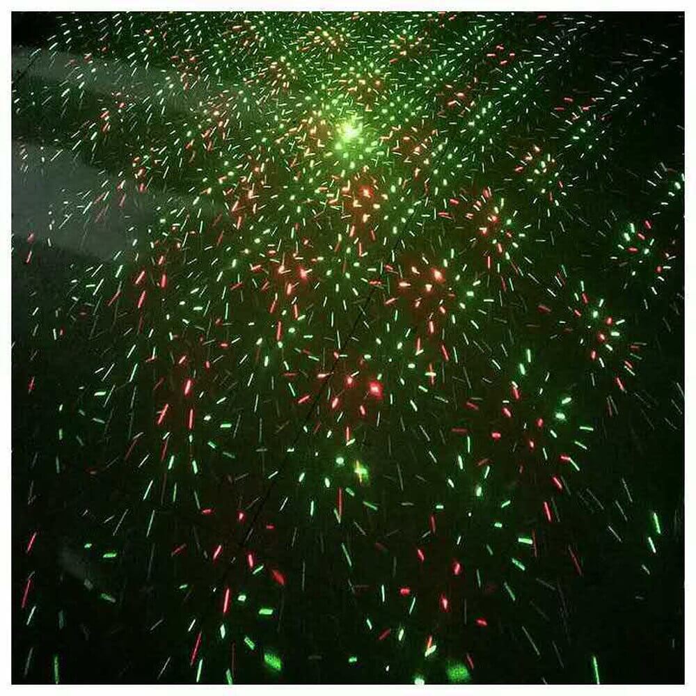 Laser Light Projector with Galactic Rain Effect