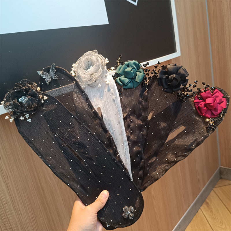 Bloomelle - Elegant Floral Hair Knot Accessories