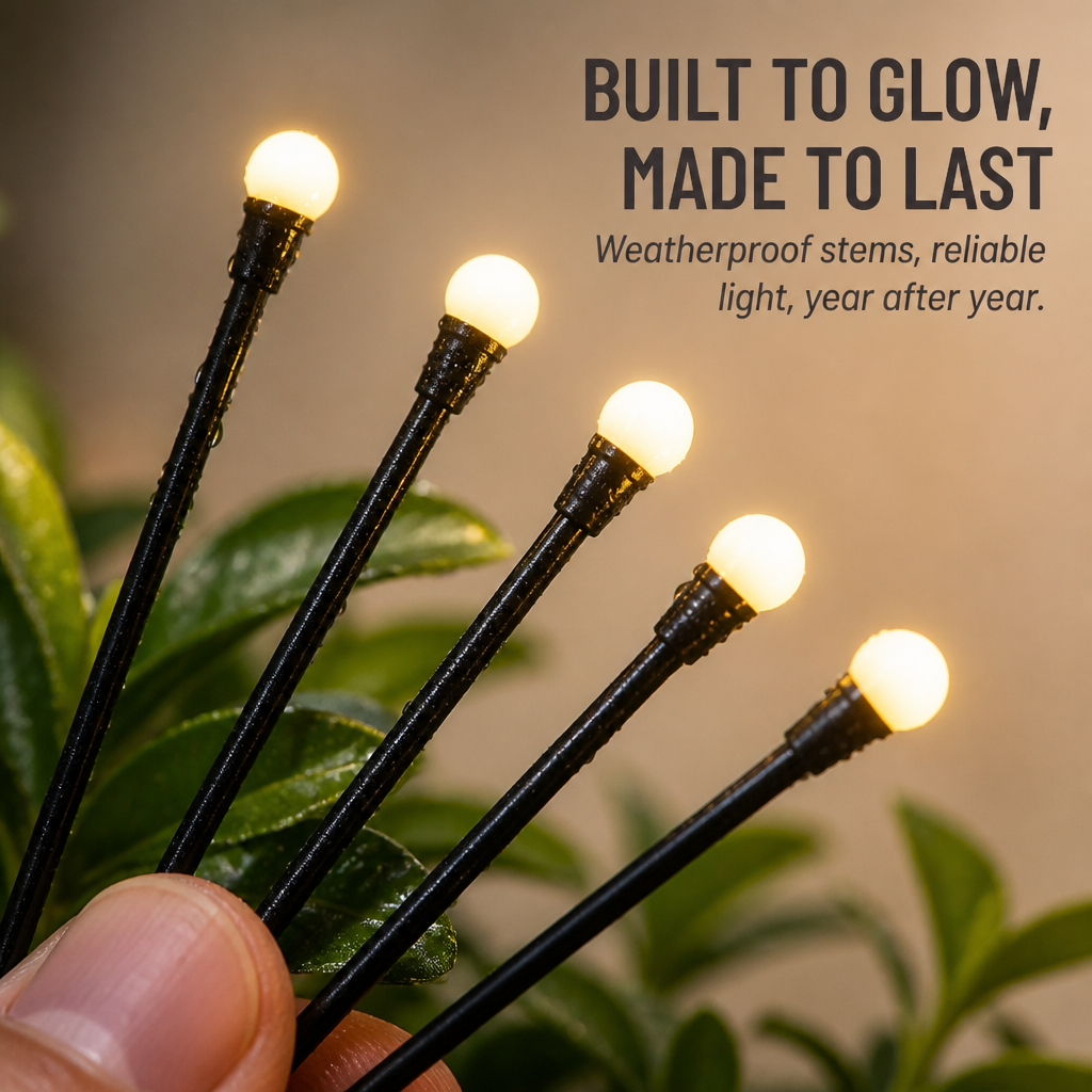 SereniBloom — Light Up Your Garden With a Soft, Swaying Firefly Glow