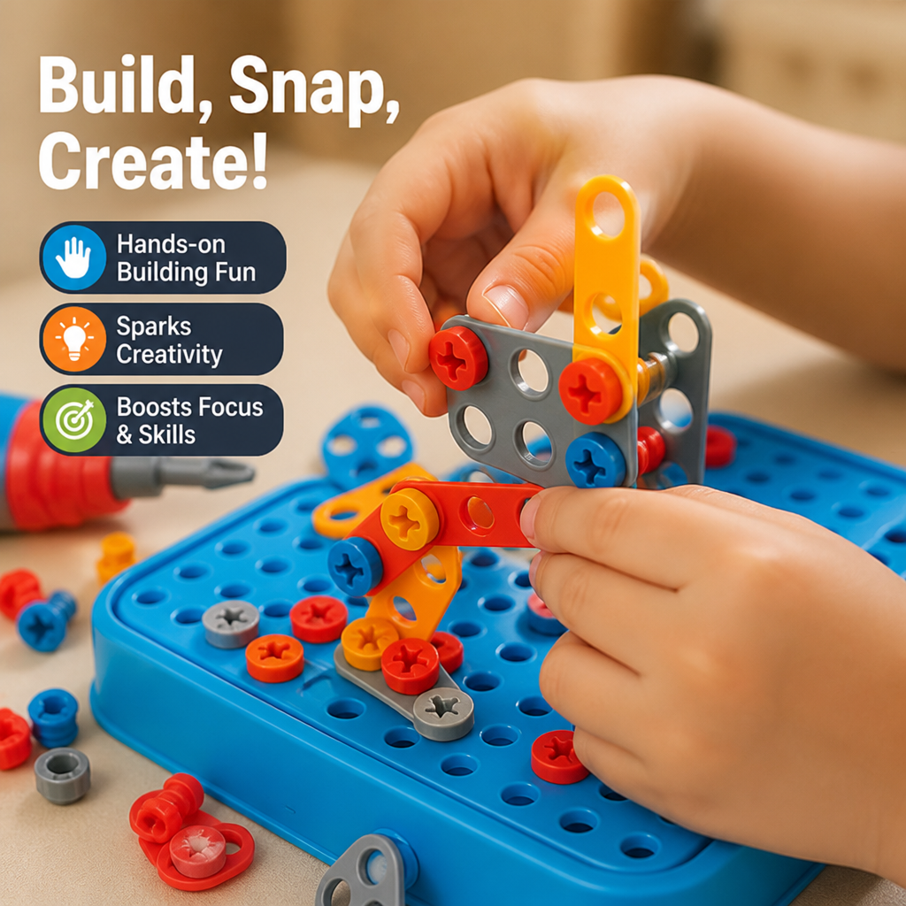 BuildBright Dino Kit — Unlock Your Child’s Inner Genius and Confidence with Every Snap