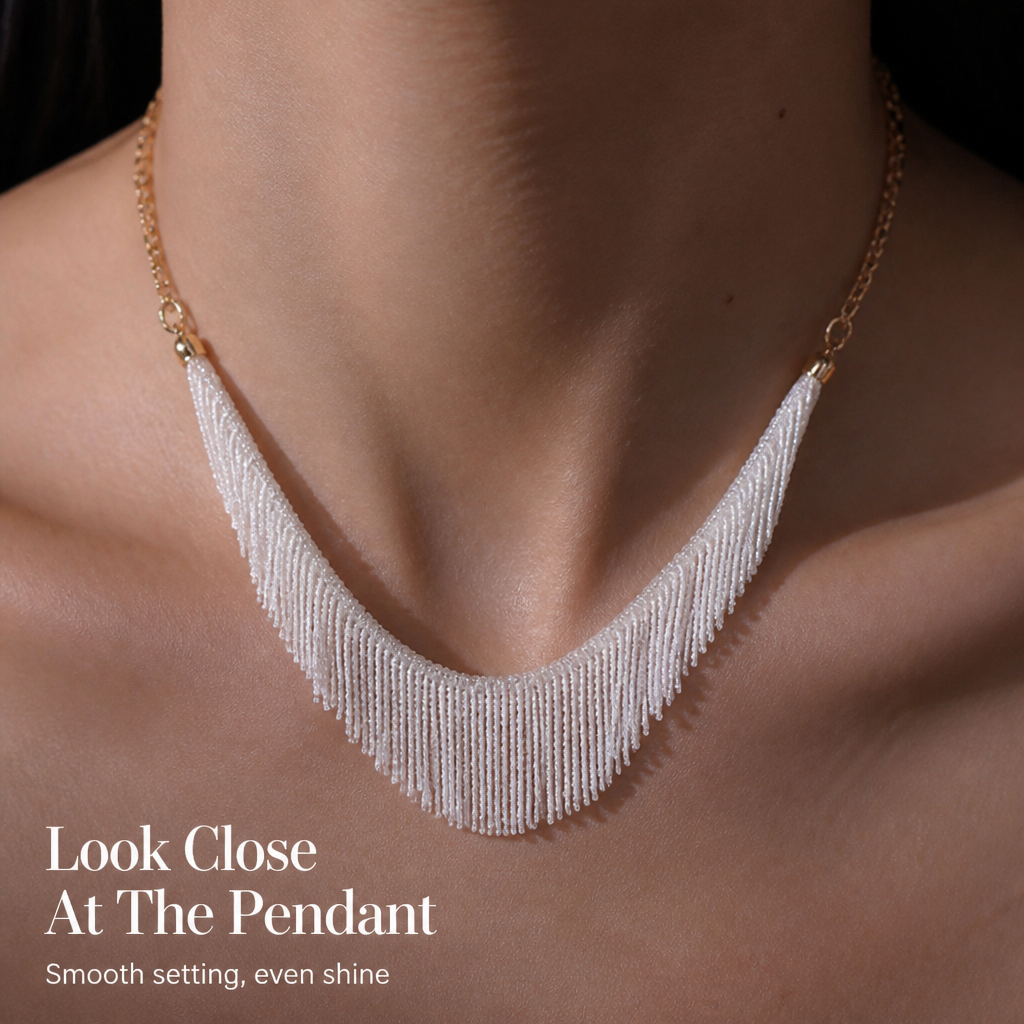 CascadeLuxe — Flowing Gold Elegance That Keeps You Comfortable All Day