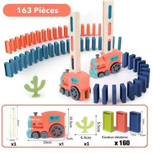 DominoTrain - Automatic Domino Train Toy Set