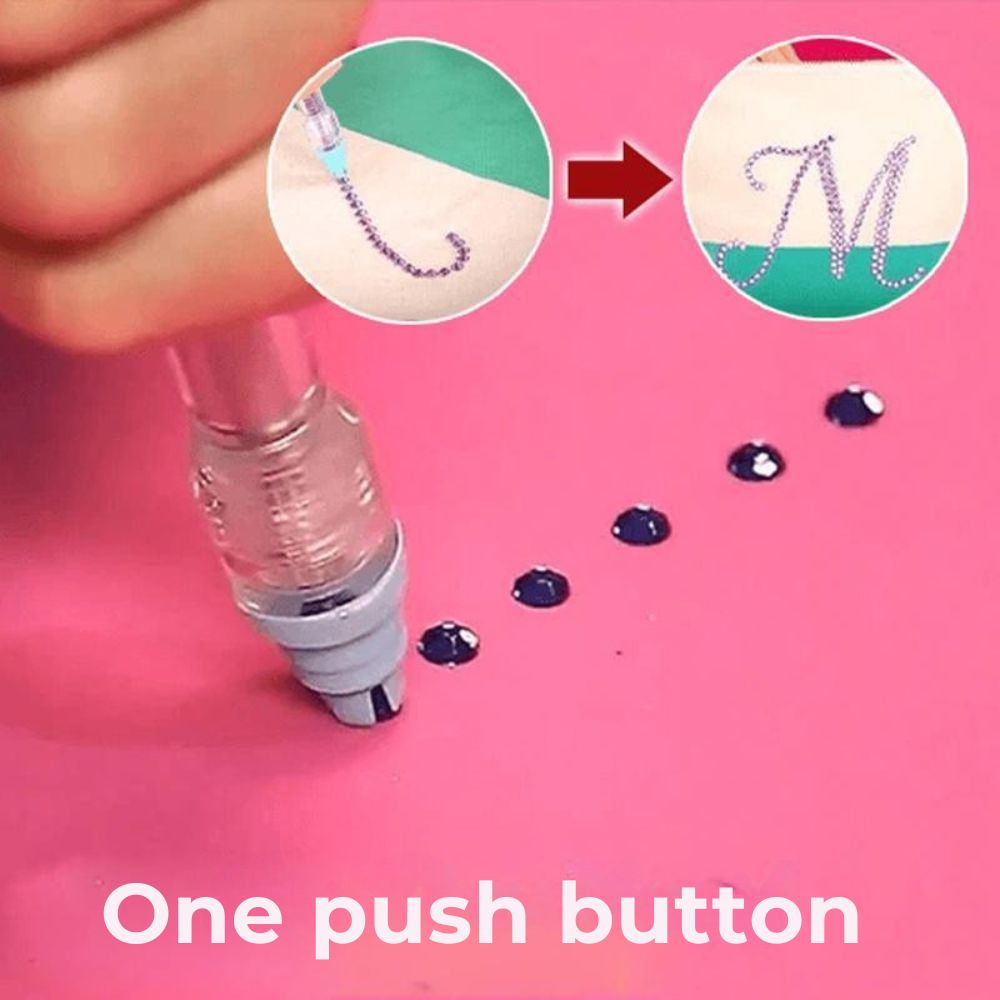 CrystalPen Rhinestone Applicator Tool Set for Crafts and Nail Art