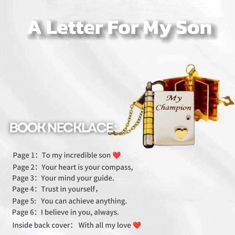 Belovia™ – Mini Book Necklace Keepsake (50% Off)