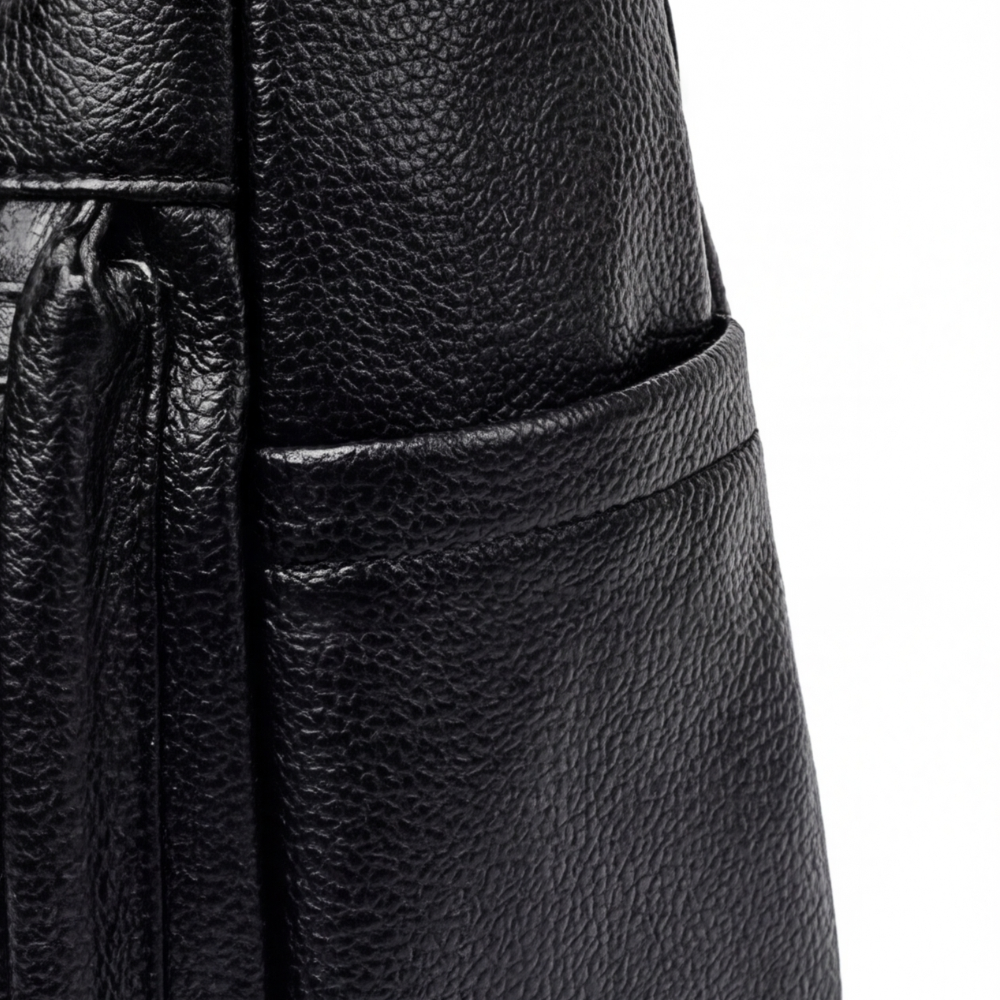Carria™ – Soft Leather Multi Pocket Shoulder Bag