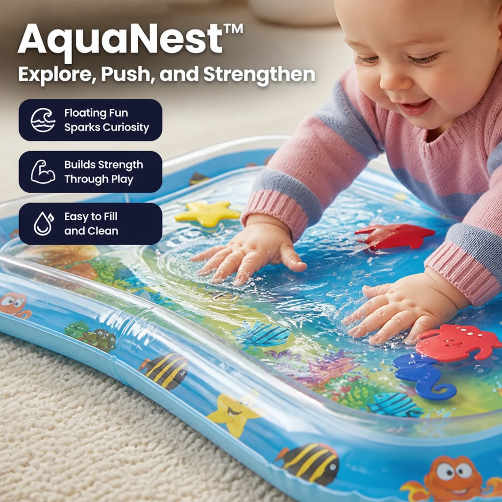 AquaNest — Transform Tummy Time into a Captivating Journey of Strength and Joy