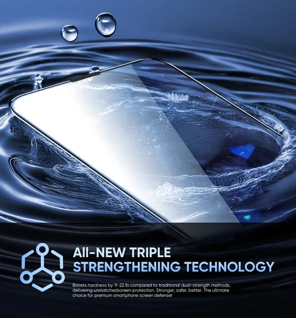 Automatic Dust Free Tempered Glass Screen Protector for iPhone & Galaxy