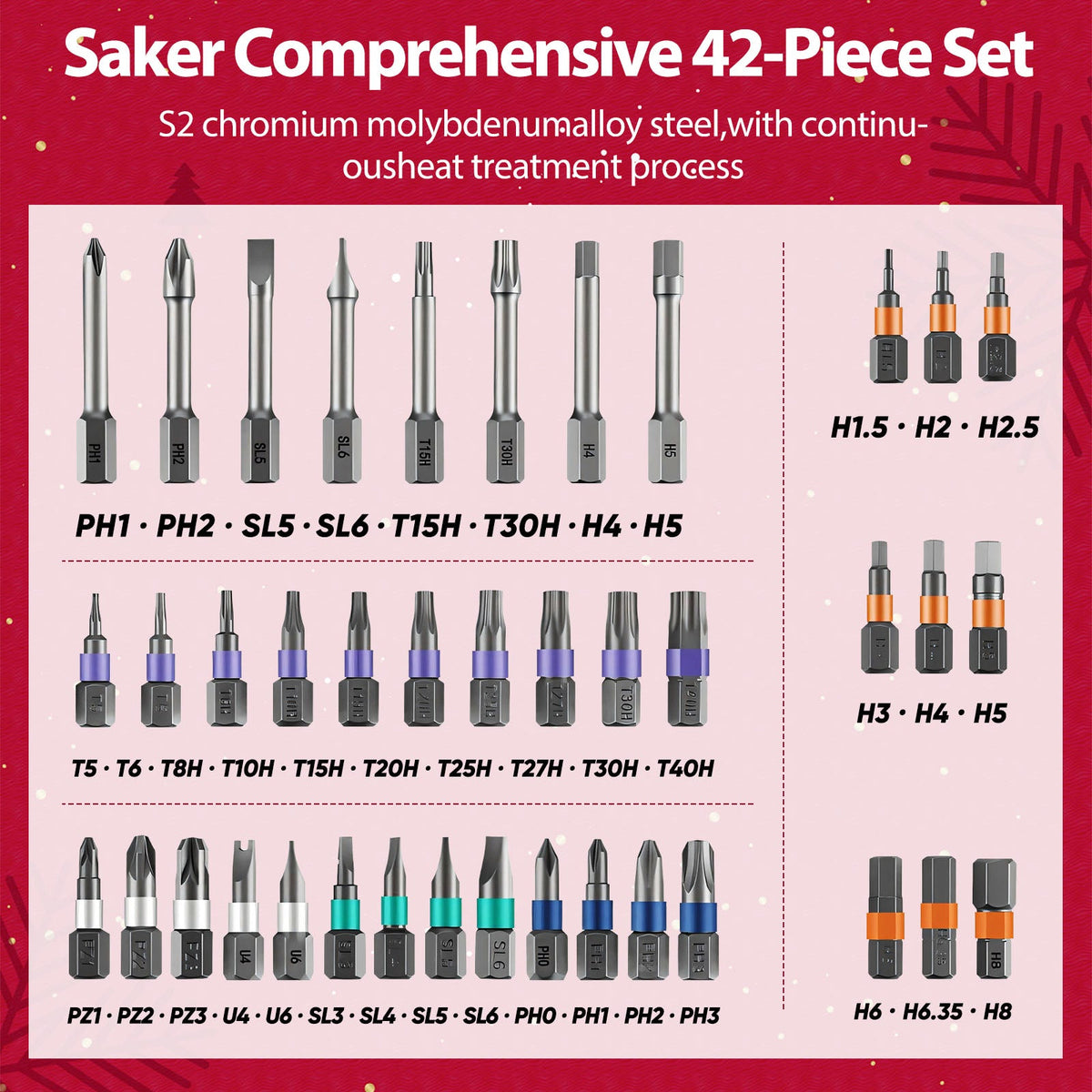 Sakerpro® 42 in 1 Magnetic Screwdriver Set