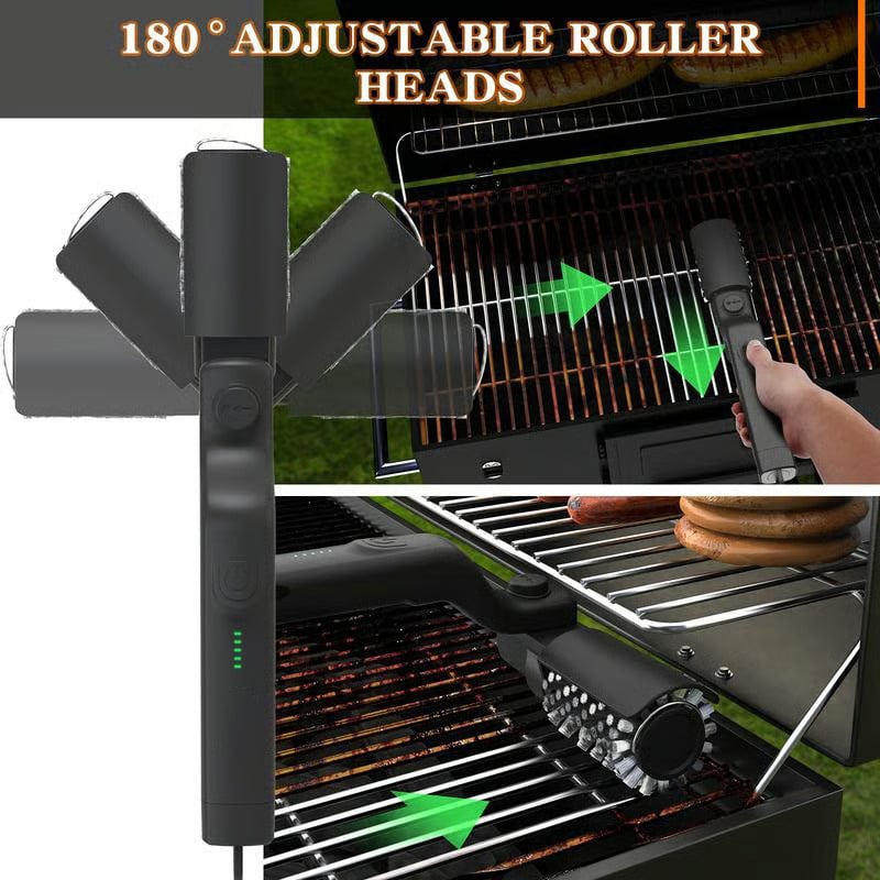 BBQ Grill Cleaning Brush – Roller Grill Cleaner