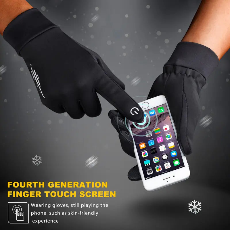 🔥🎄Winter Gloves Women Men Ski Gloves Liners Thermal Warm Touch Screen