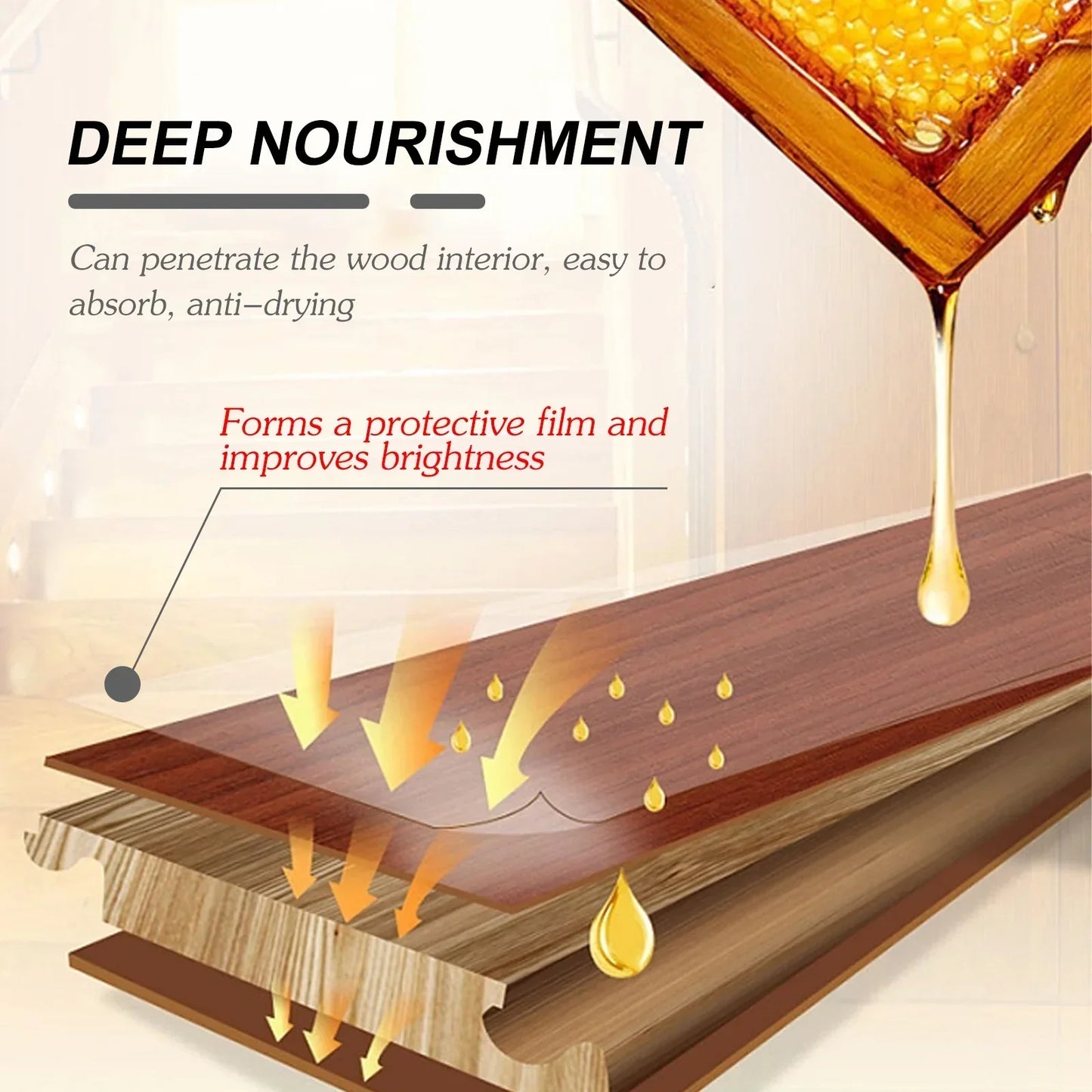 Beeswax - Natural Microemulsified Wood Polish Spray