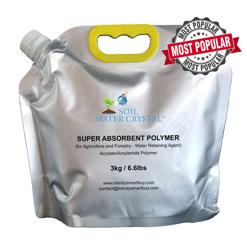 SoilWaterCrystal™  - Most Powerful Water Retaining Agent