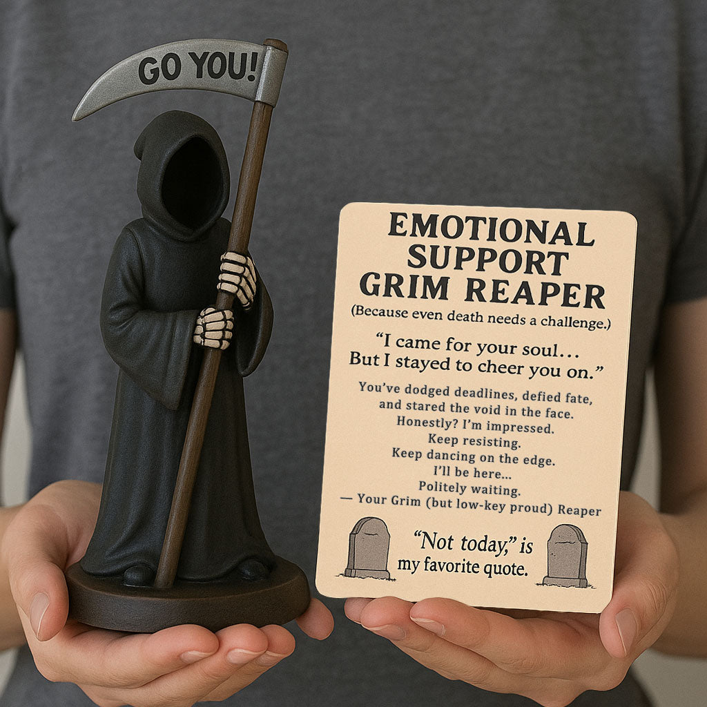 Emotional Support Grim Reaper Figurine