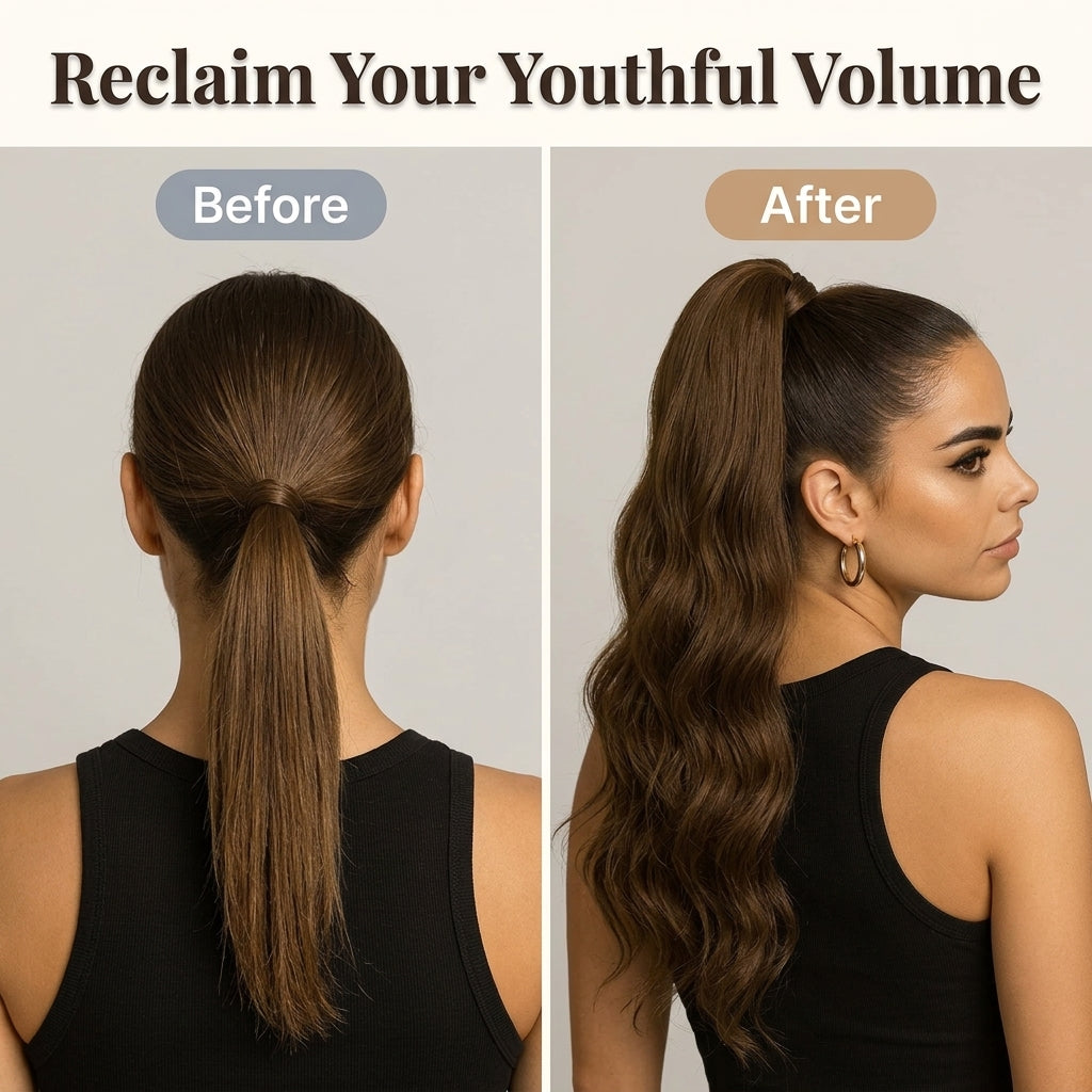 Valcero Ponytail Extension - Natural Look & Feel