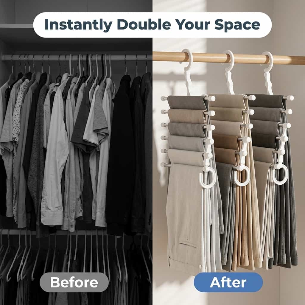 SmartCloset - Space-saving 5-tier pants organizer