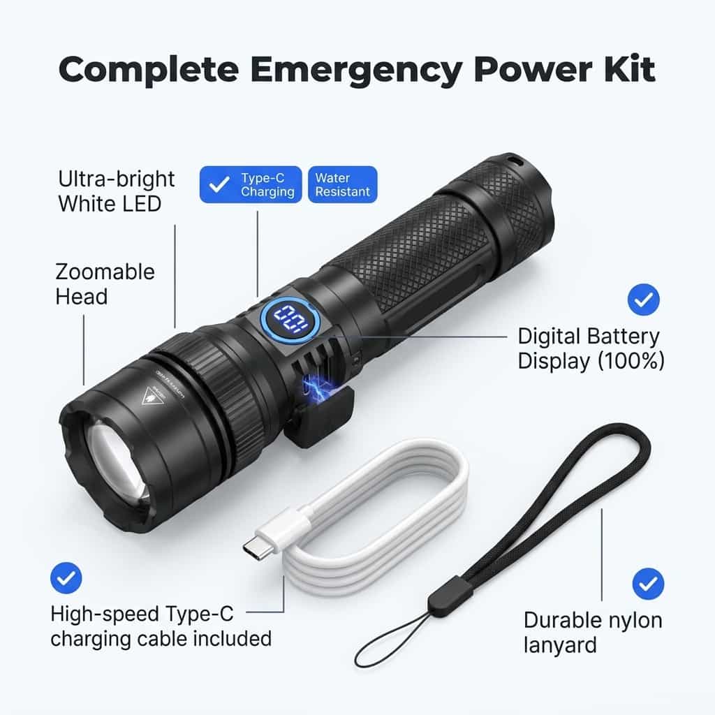 BrightMax - Ultra-Bright Zoom LED Flashlight
