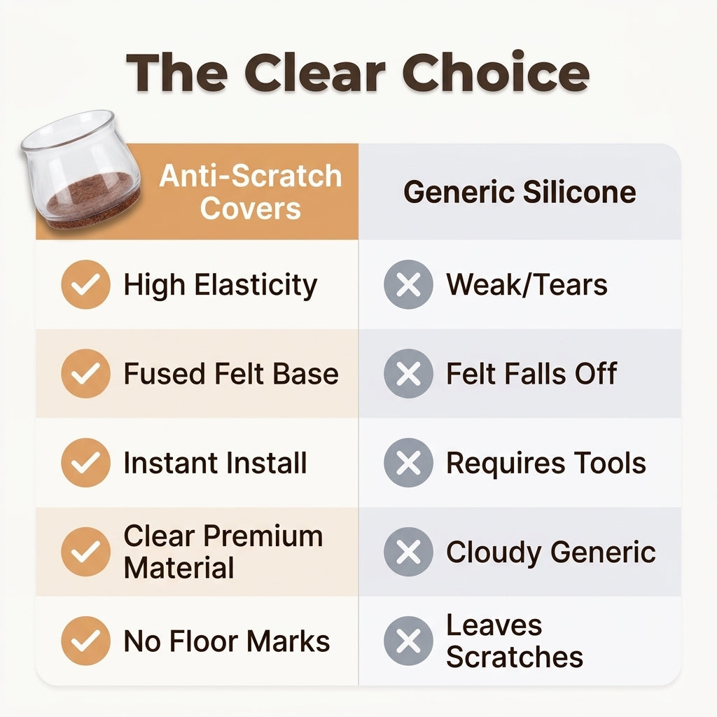 Easy Fit Leg Protectors  – Protect Your Floors, Enhance Your Furniture