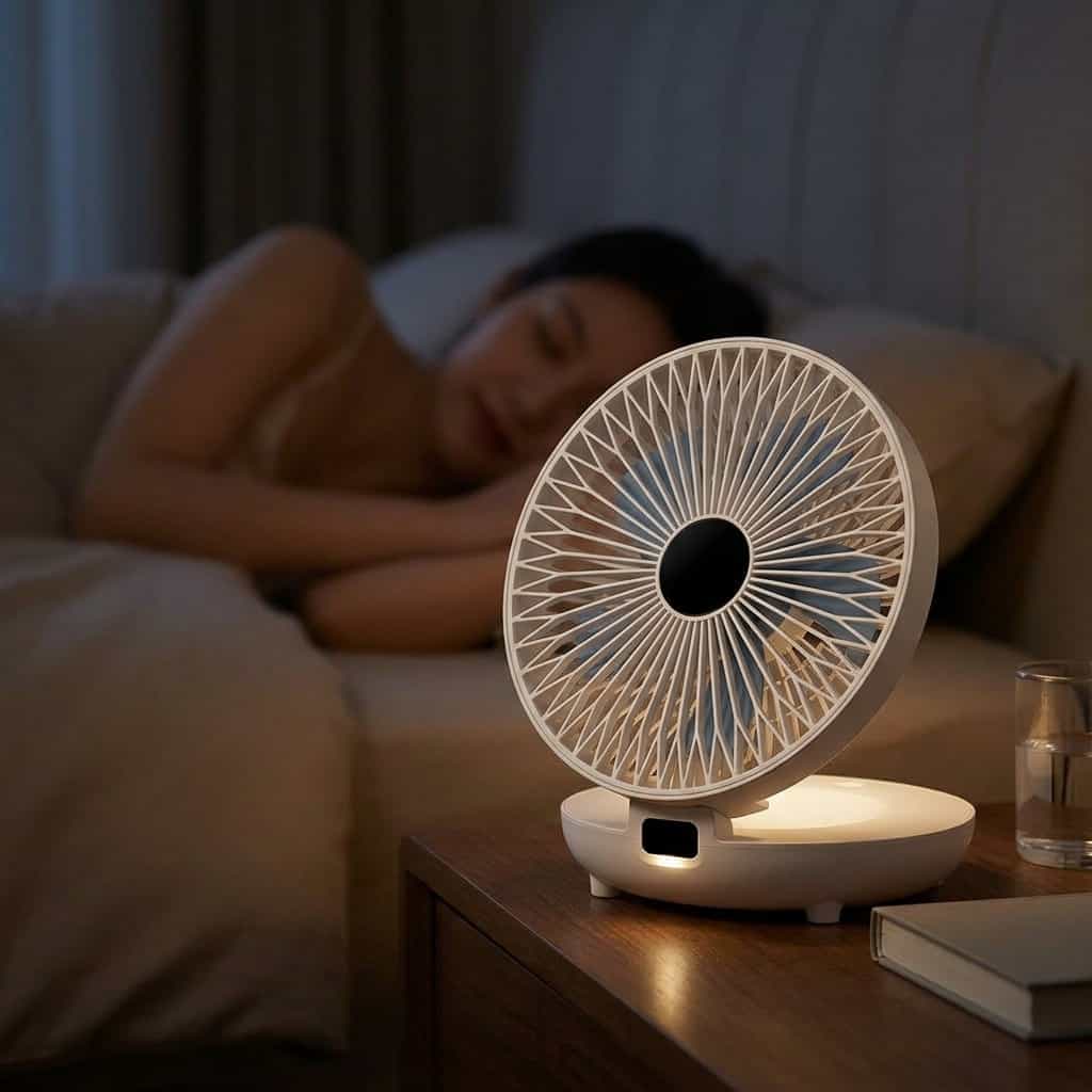 EasyBreeze - Quiet portable cooling with night light