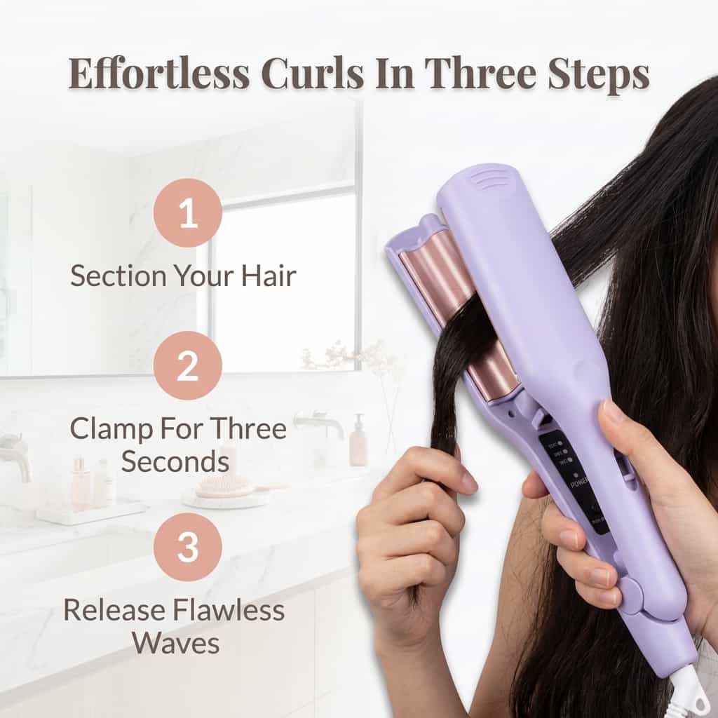 SmoothCurl - Effortless Salon Quality French Curls