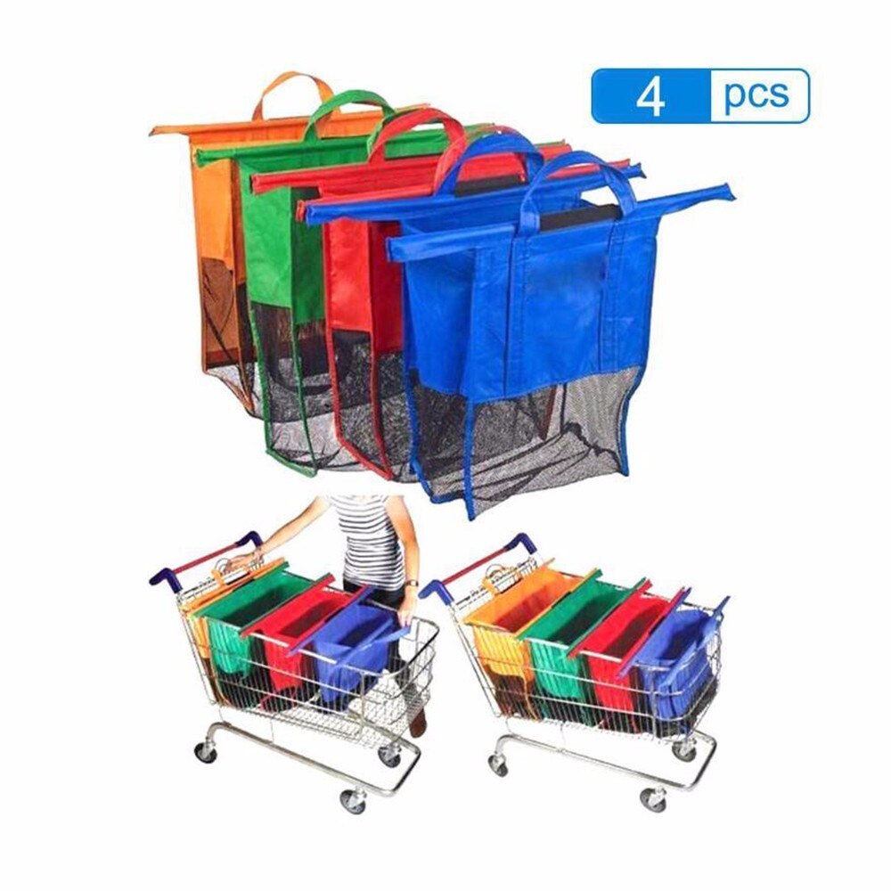 Trolly Storage Bags Foldable Reusable