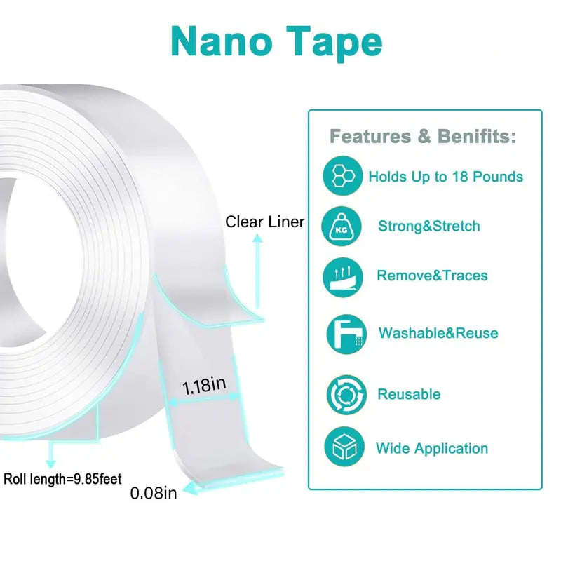 2026 Hot Sale Heavy Duty Nano Double Sided Adhesive Tape