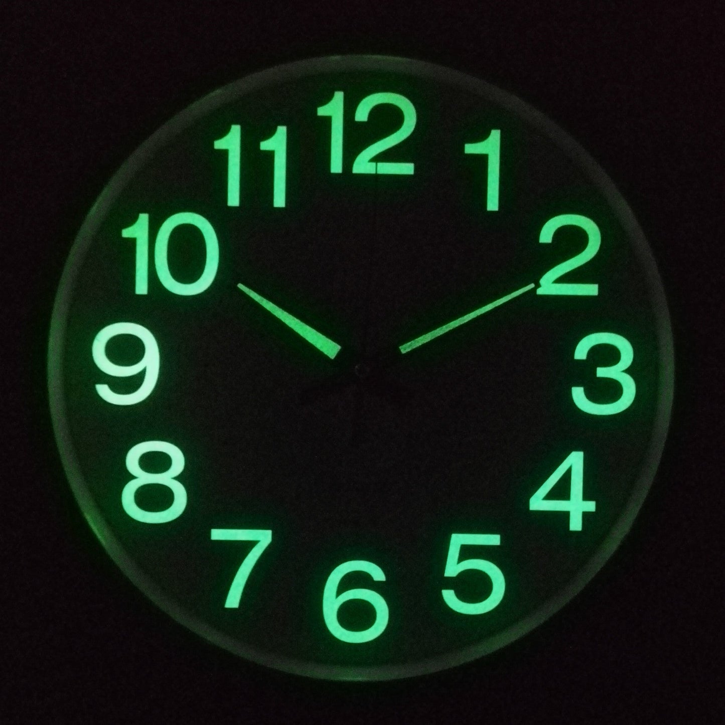 Contemporary Silent Wall Clock with Backlight and Gentle Illumination