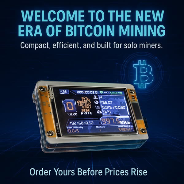 Silent USB Desktop Bitcoin Miner for Crypto Mining