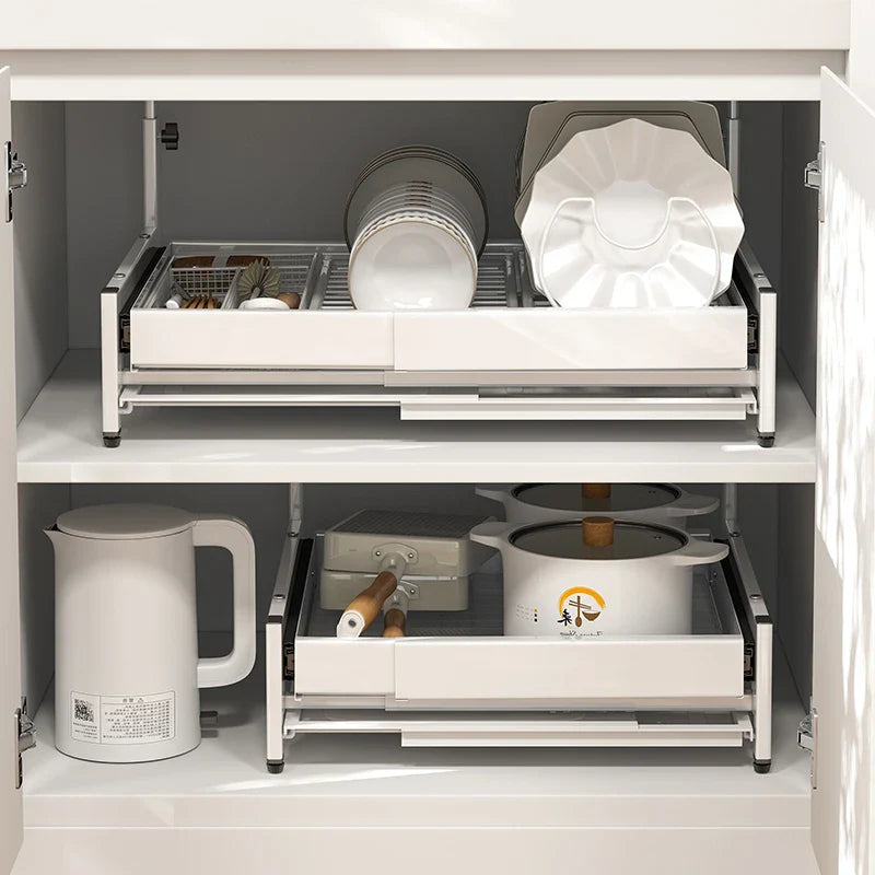 GlideNest Organizer – Effortlessly Bring Order and Ease to Your Kitchen