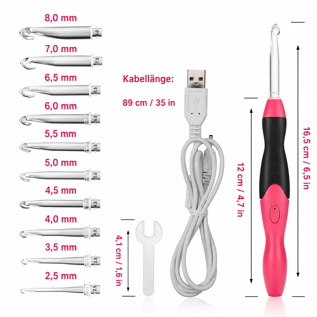LED Crochet Hooks – Eliminate Dark Stitches for Bright Creative Moments!