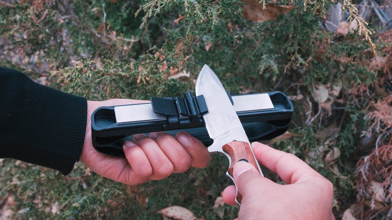 SparkleCastle Dual-Action Precision Knife Sharpener