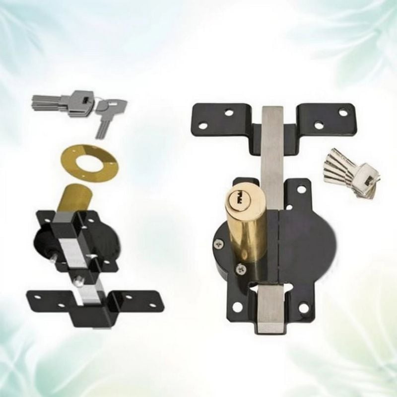 Gate Lock with Key | Rustproof | Spring Bolt | GateSecure