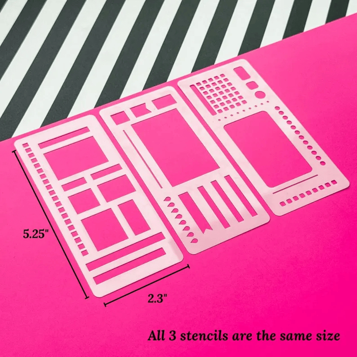 CraftFlex™ - Flexible Mylar journal stencils