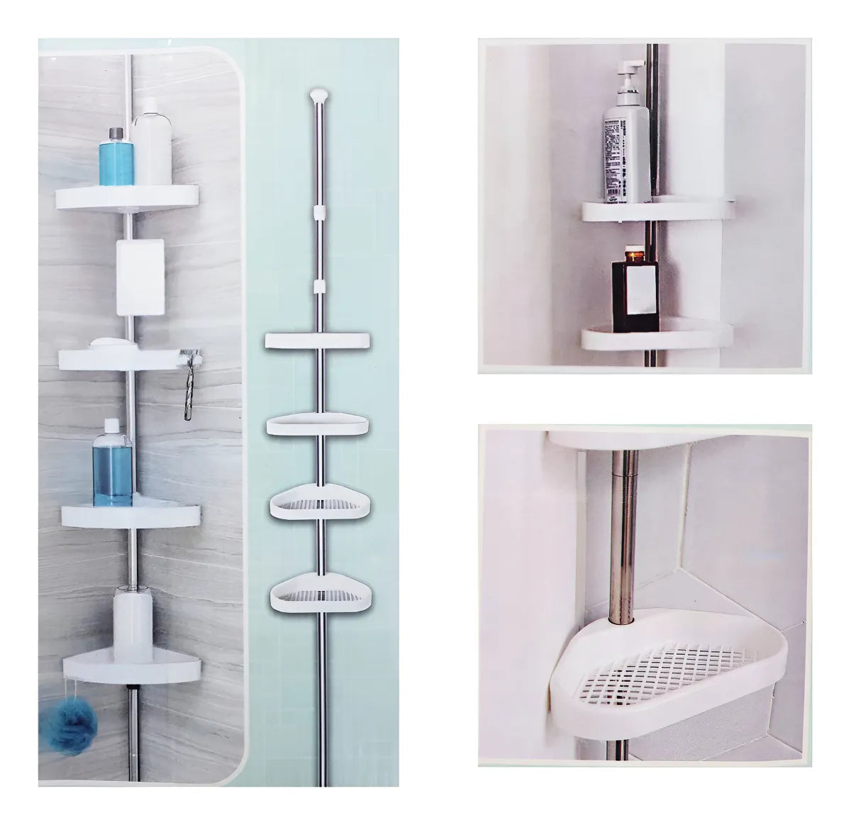 FlexiShelf - Create More Space and Calm in Your Shower Without Drilling