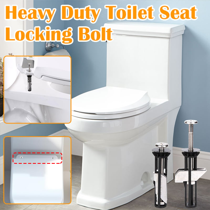ToiLock - Heavy-Duty Toilet Seat Locking Bolts Set