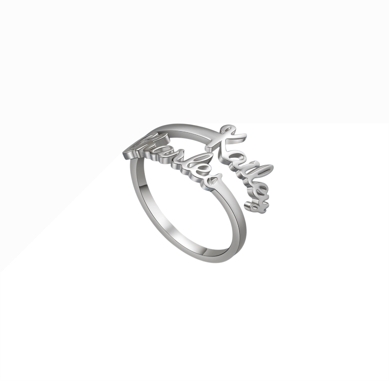 Personalized Script Name Ring for Everyday Wear