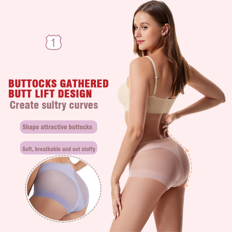 Seamless High-Waisted Underwear for All-Day Comfort