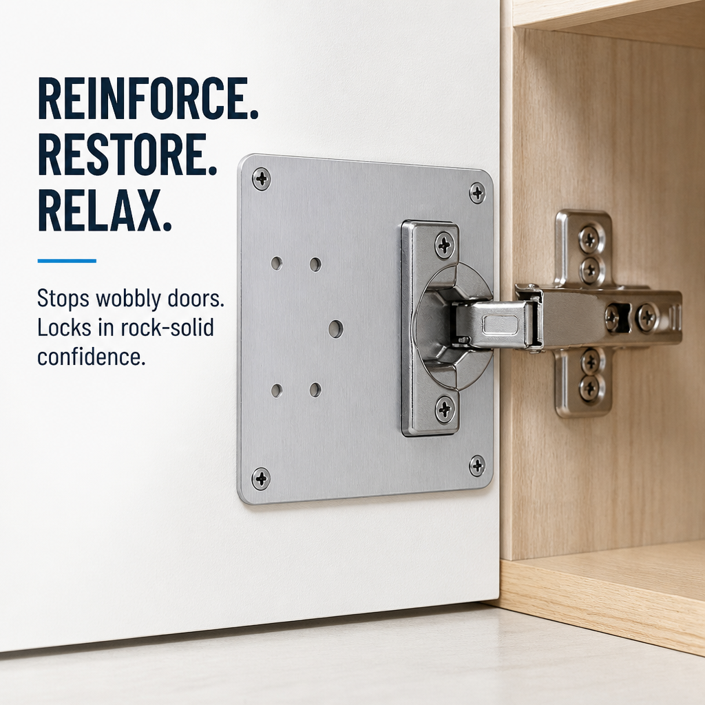 SteelGrip — Finally Stop Wobbly Doors and Own Rock-Solid Cabinet Confidence