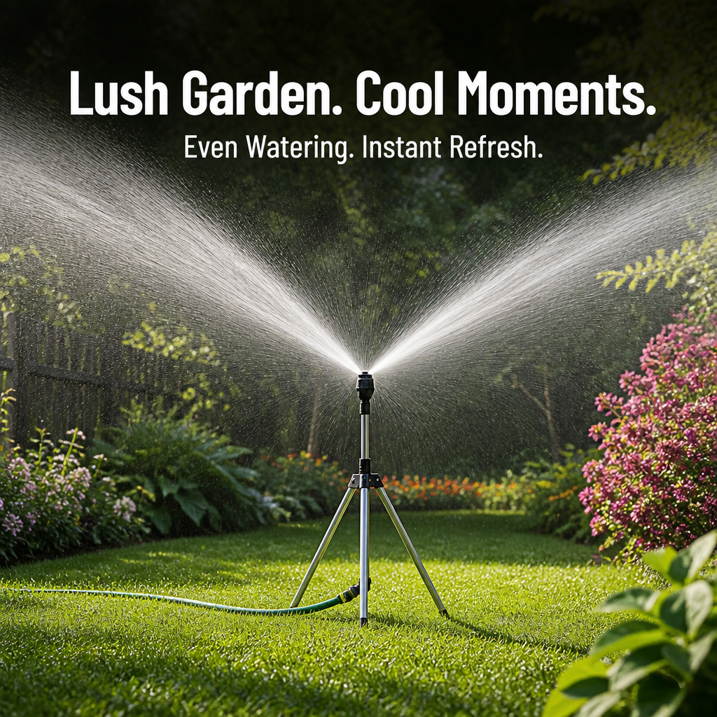 HydraBloom — Effortless Precision Watering That Revives Your Garden and Cools Your Soul